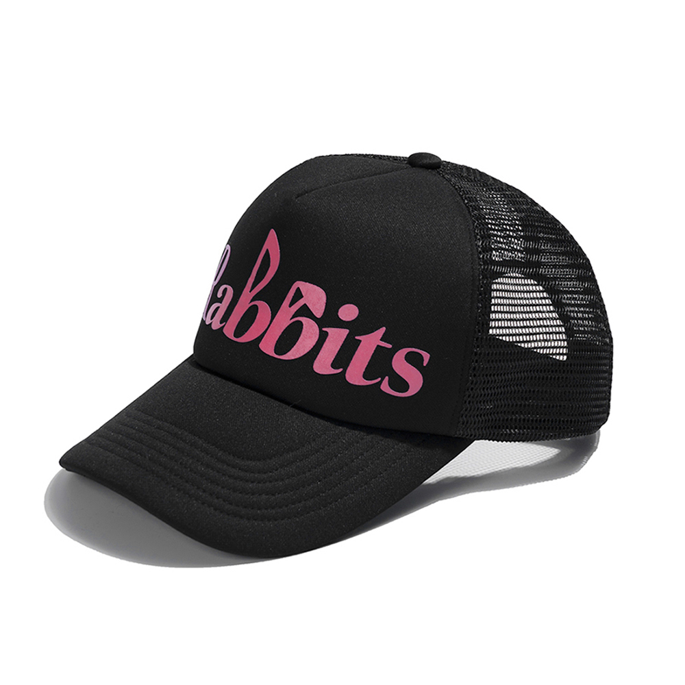 RABBITS TRUCKER CAP  BLACK