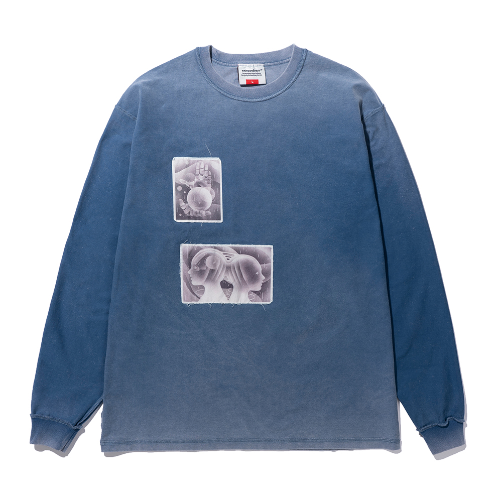 SPACE LONG SLEEVE  BLUE