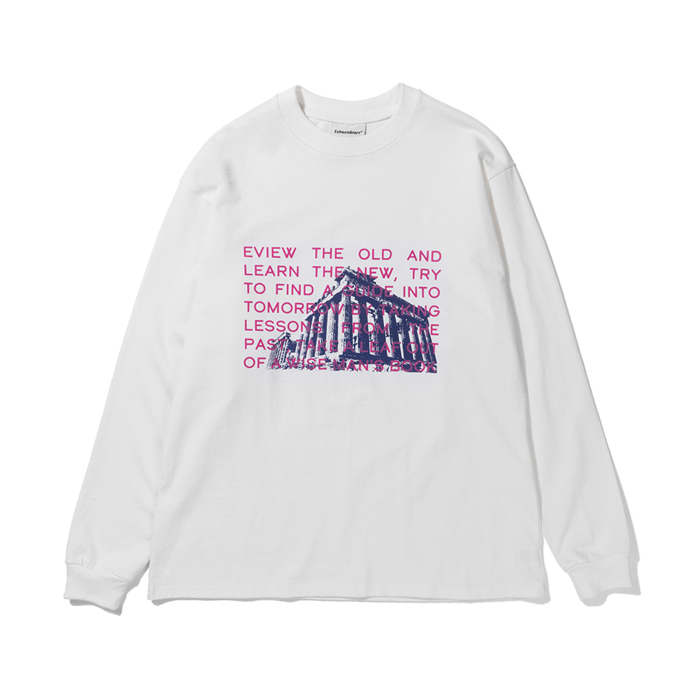 PARTHENON LONG SLEEVE  OFF-WHITE