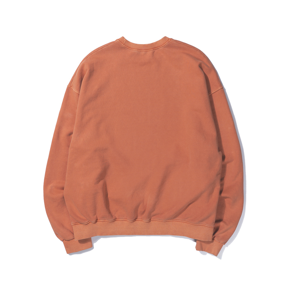 NOT ENOUGH HEAVY CREWNECK  ORANGE