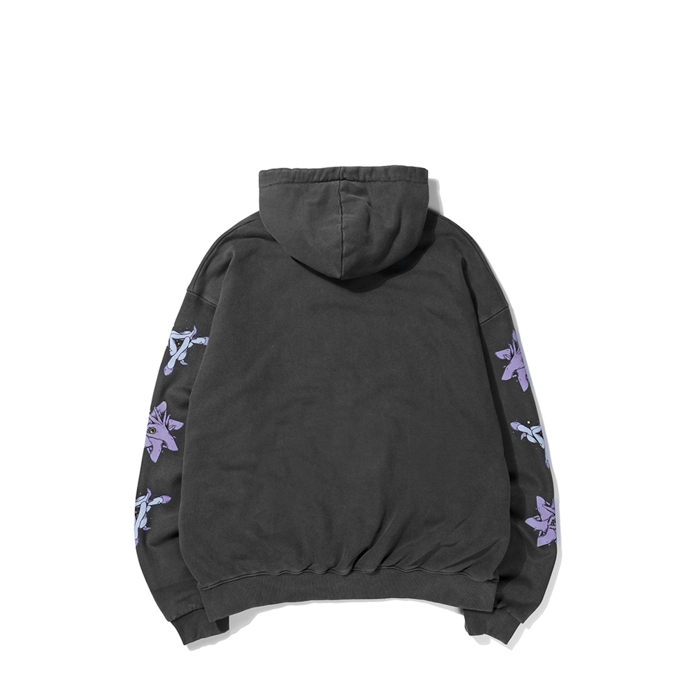 FIVE FACE HEAVY HOODIE  CHARCOAL