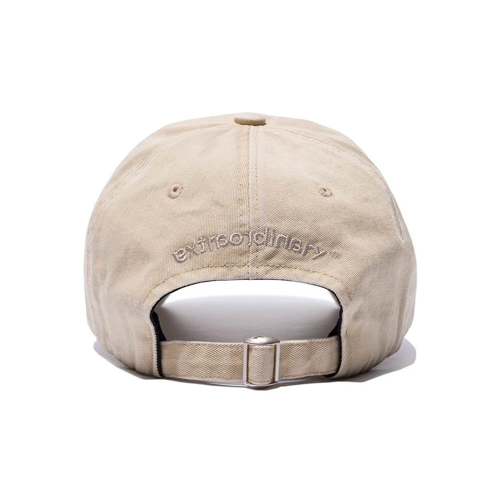 NOT ENOUGH WASHING BALL CAP  BEIGE