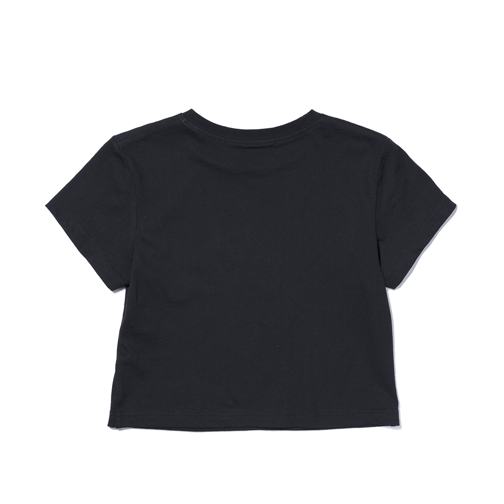 RABBITS CROP TEE  BLACK