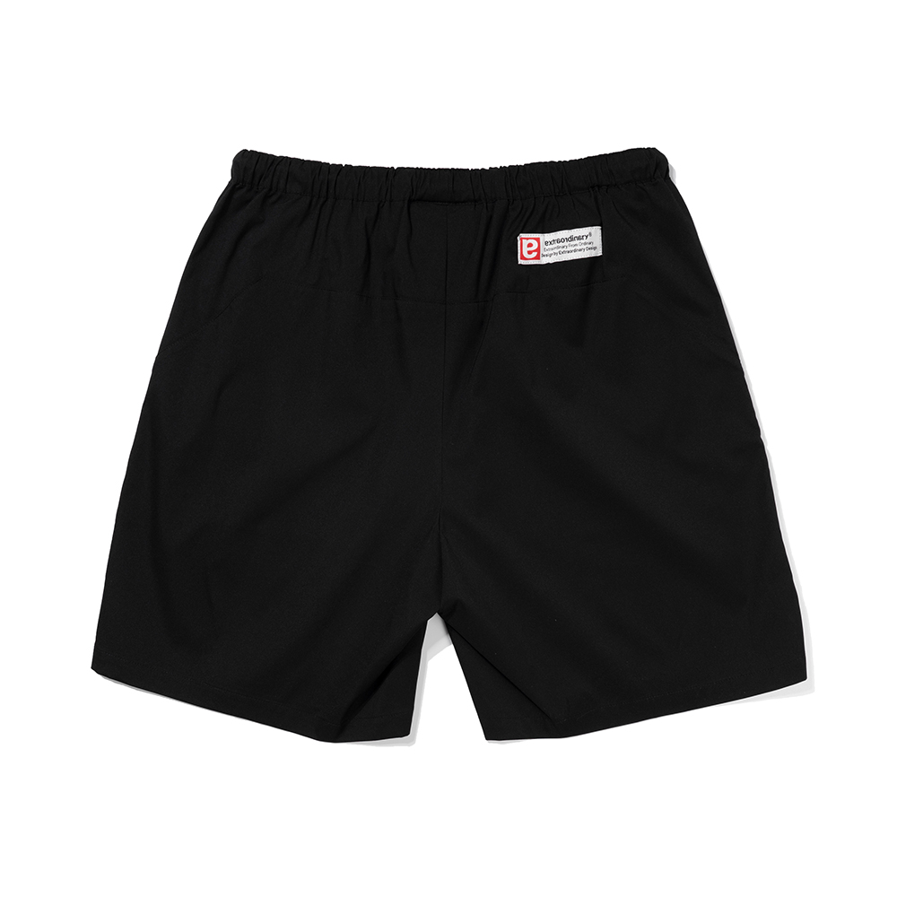 SIDE SLIT SHORTS  BLACK