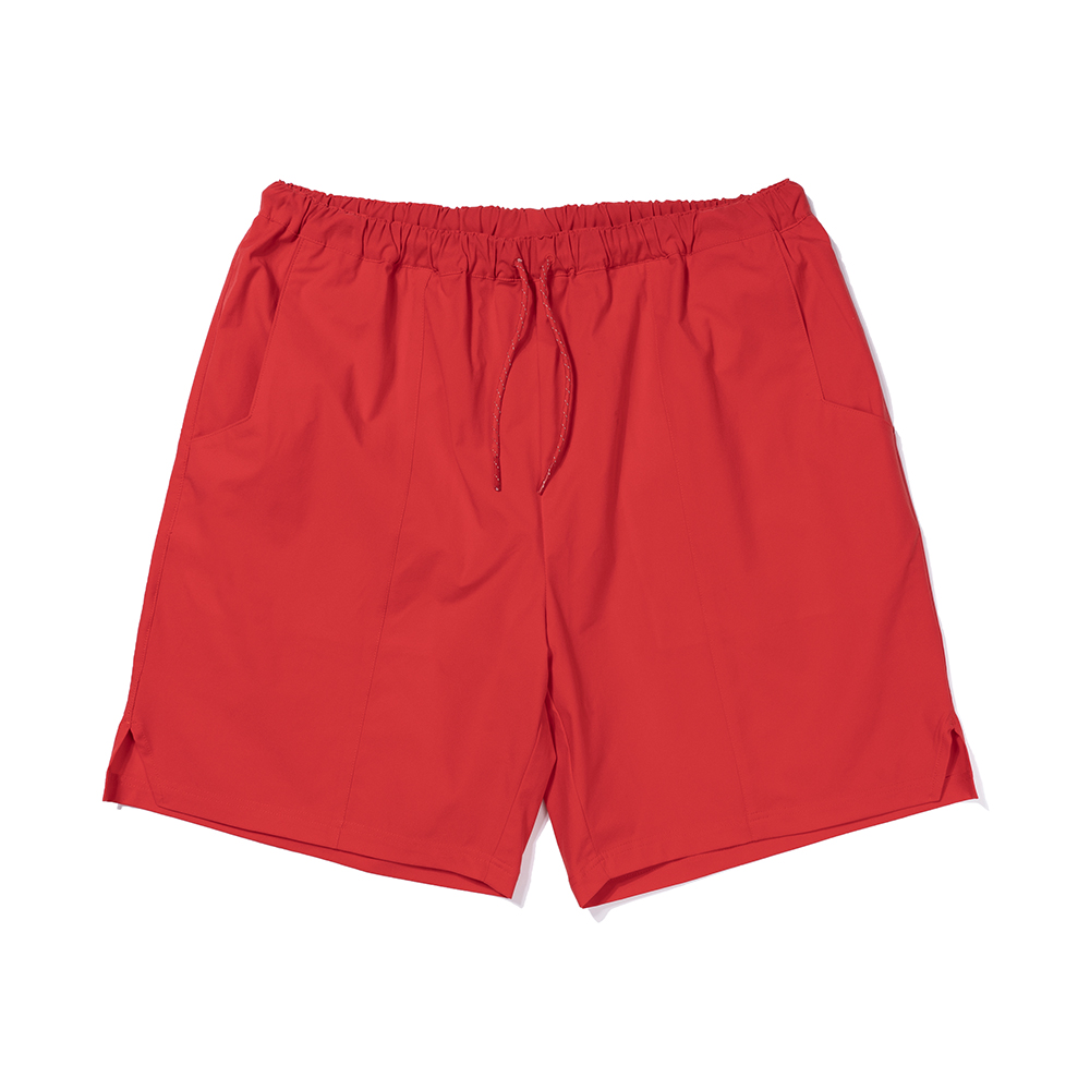 SIDE SLIT SHORTS  RED