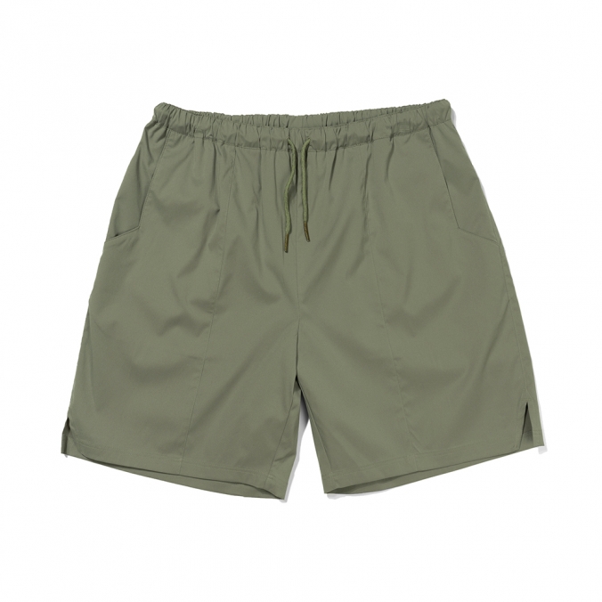 SIDE SLIT SHORTS  OLIVE