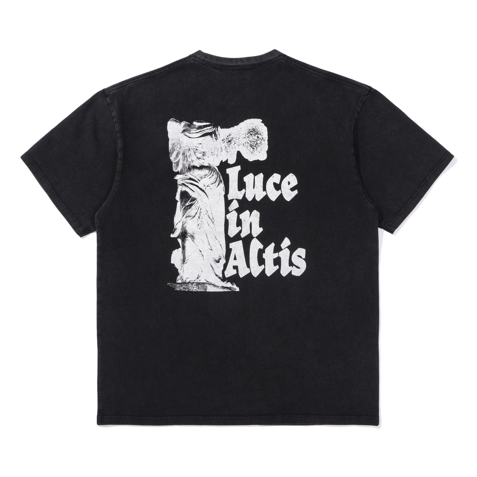 LUCE IN ALTIS PIGMENT TEE  CHARCOAL