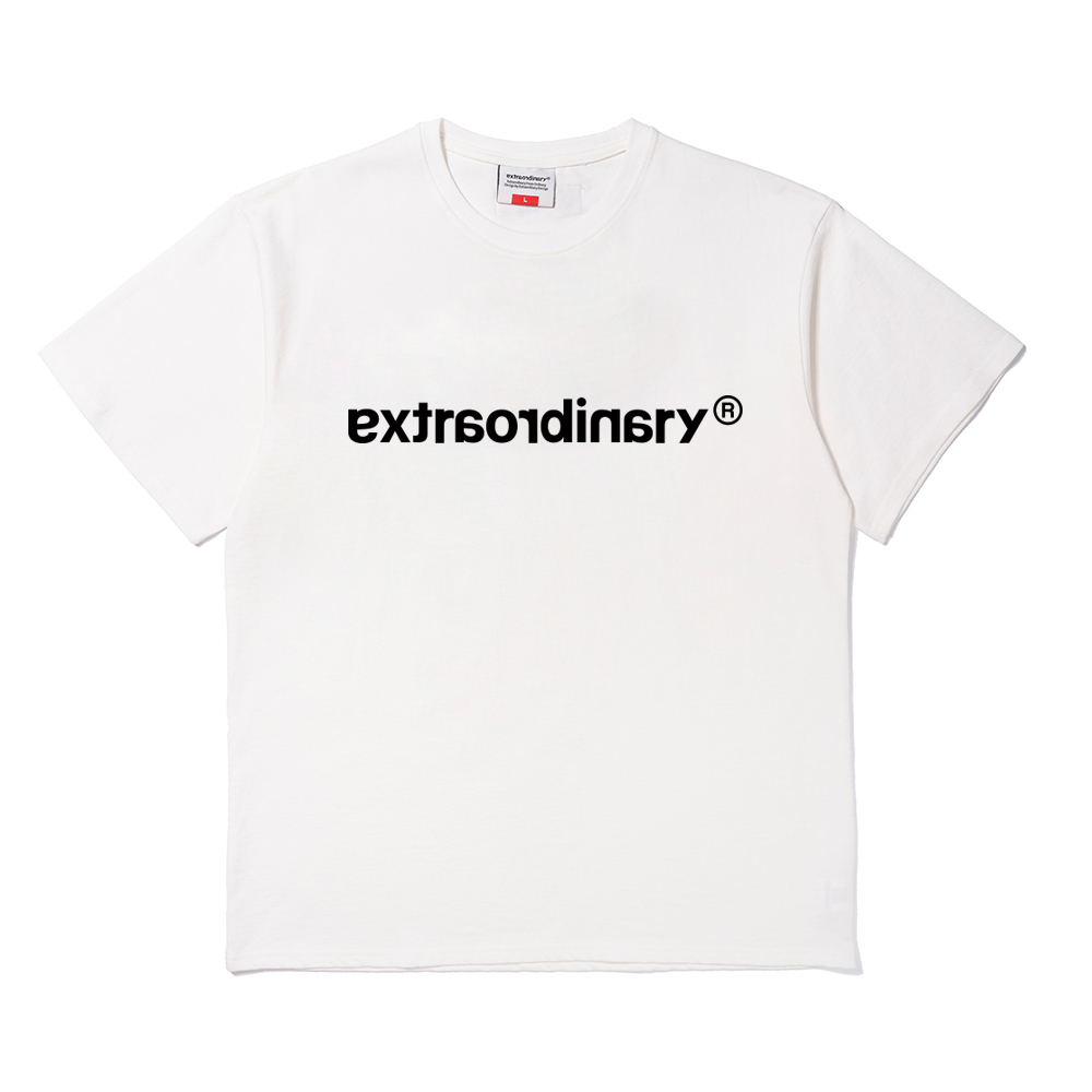 BASIC LOGO TEE  OFF WHITE