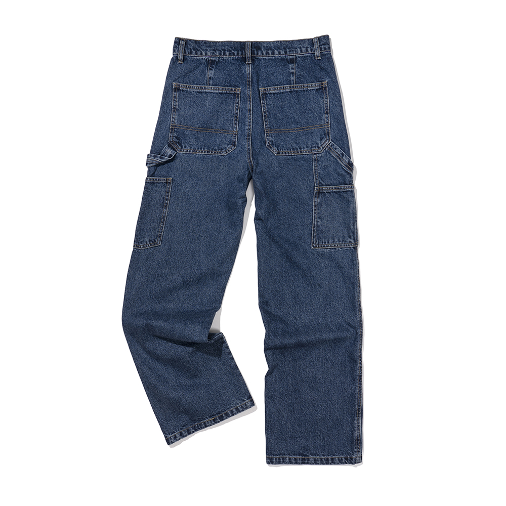 DOUBLE KNEE DENIM INDIGO