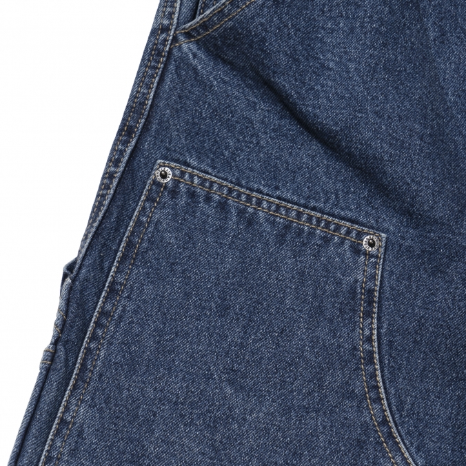 DOUBLE KNEE DENIM INDIGO