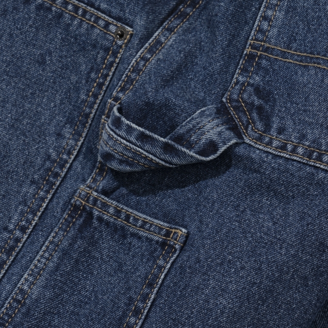 DOUBLE KNEE DENIM INDIGO