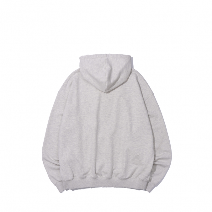 NO ANXIETY WASHED HOODIE  OATMEAL