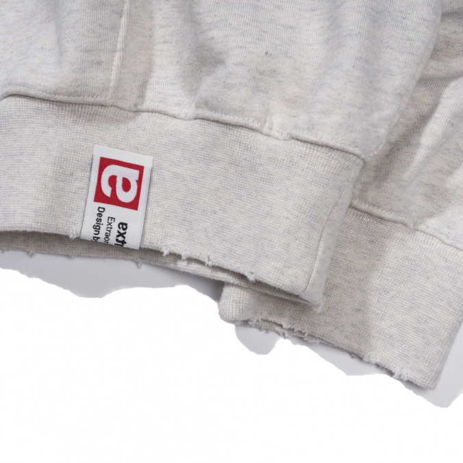 NO ANXIETY WASHED HOODIE  OATMEAL