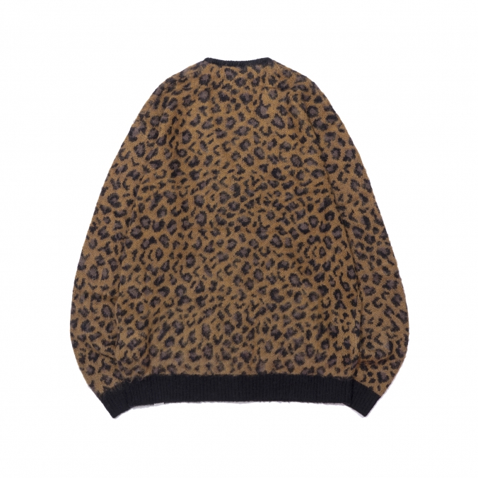 LEOPARD CARDIGAN CAMEL