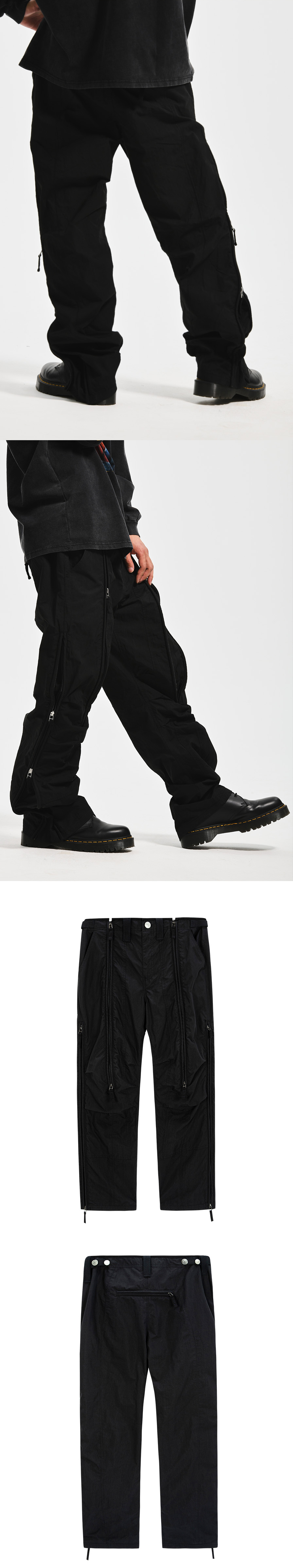 PARACHUTE PANTS  BLACK