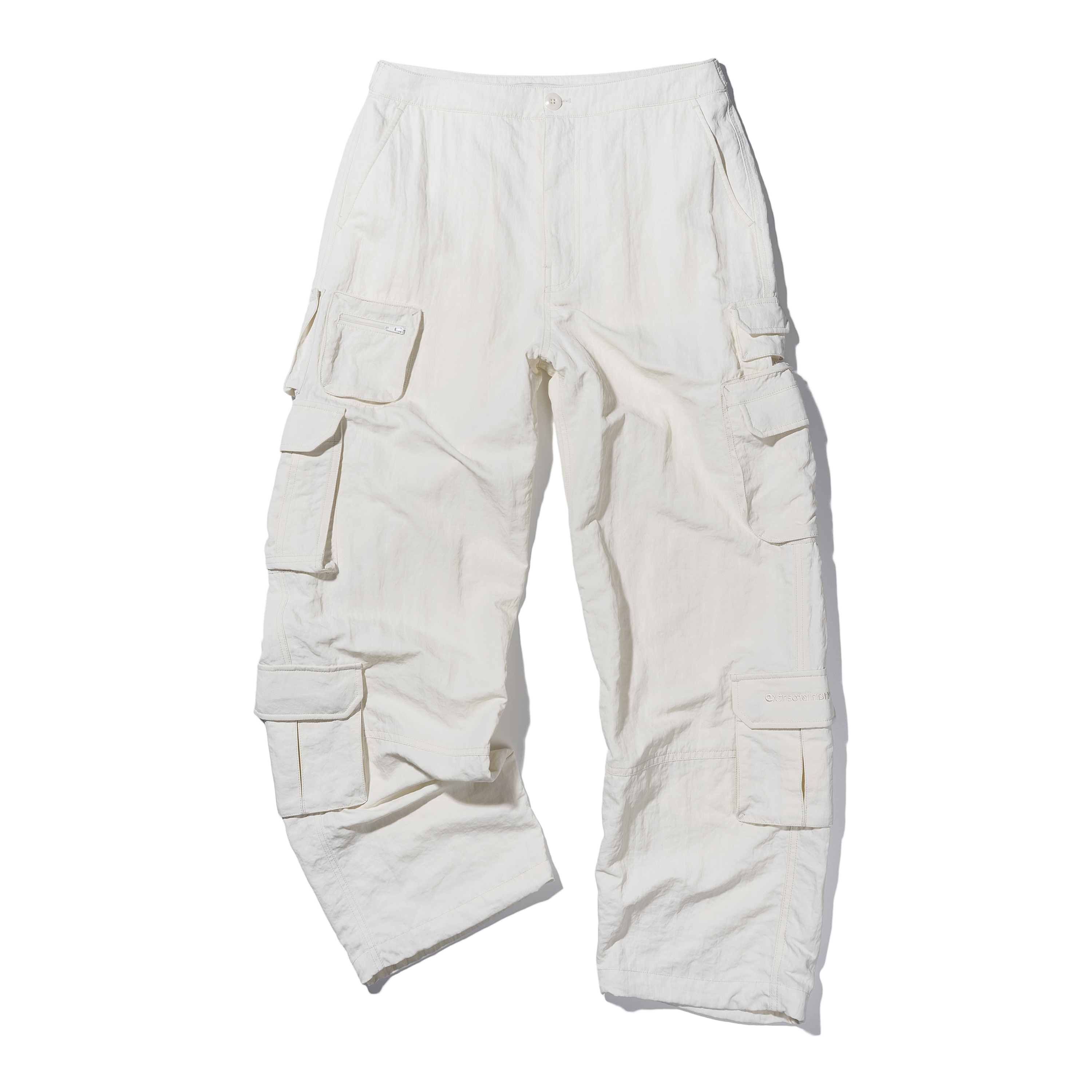 WOMEN MULTI POCKET PANTS  CREAM