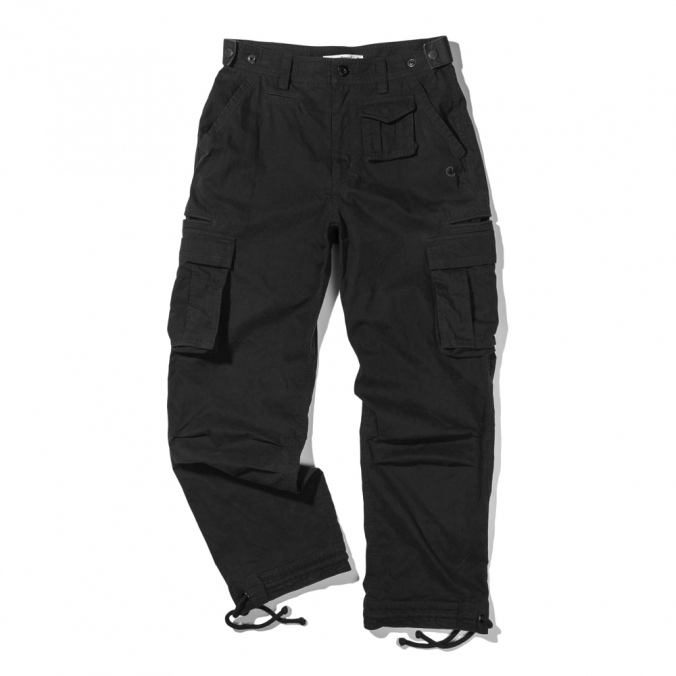 WOMEN CARGO PANTS  BLACK