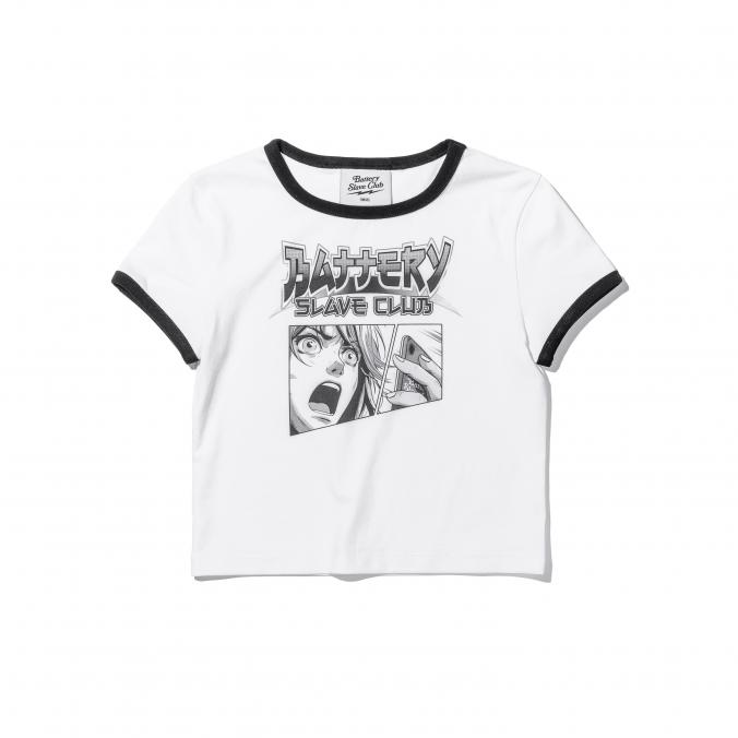 WOMEN B.S.C ANIME TEE  WHITE