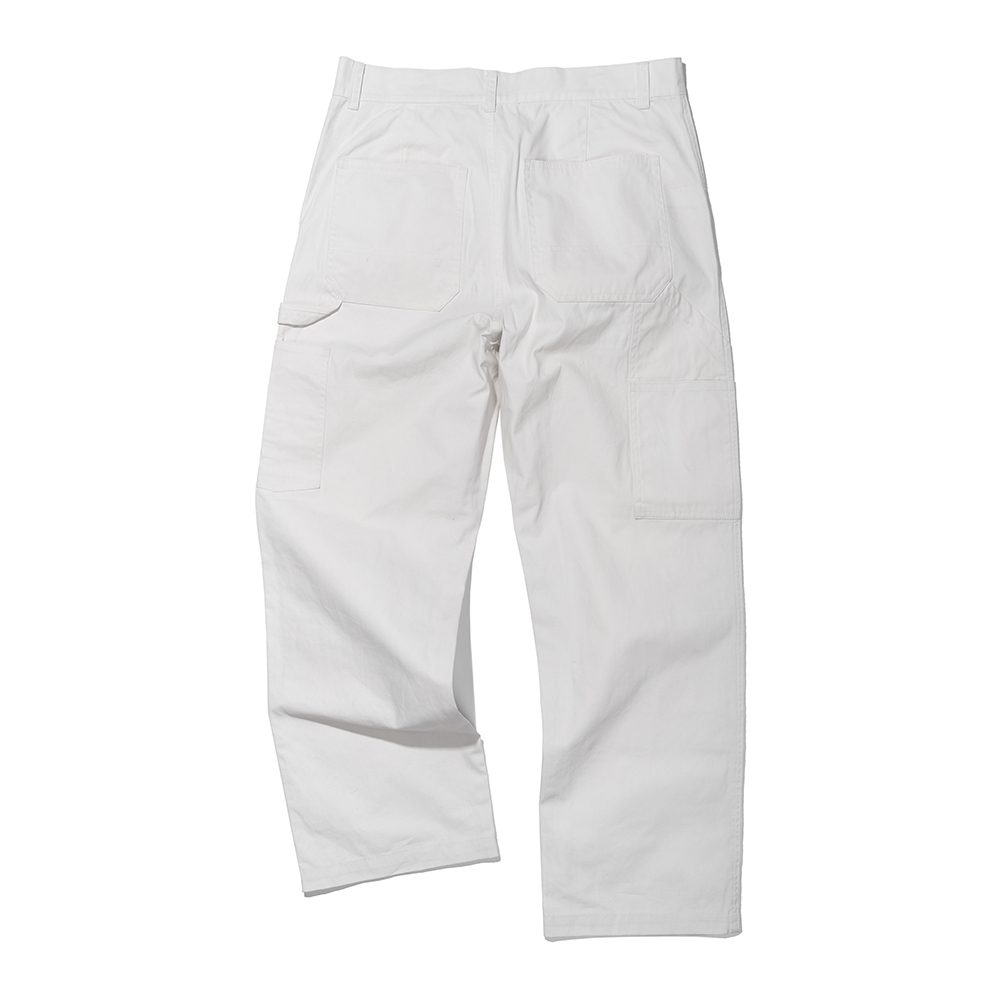 DOUBLE KNEE CANVAS PANTS  IVORY