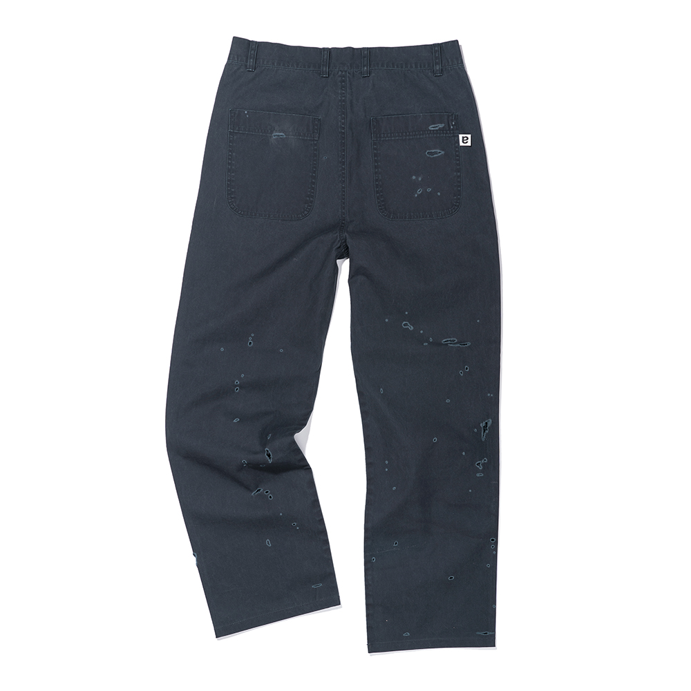 DAMAGE CANVAS PANTS  NAVY