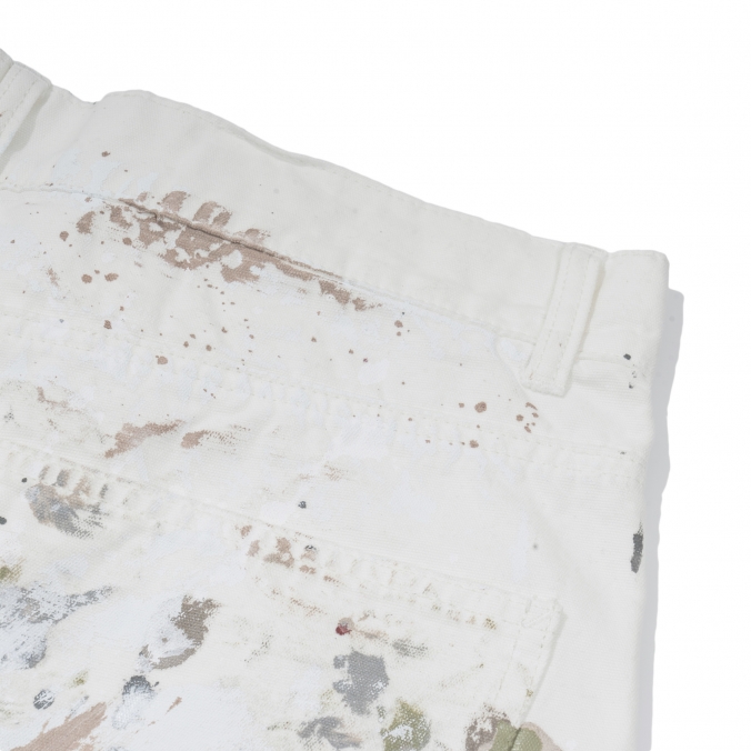 COLOR PAINTING PANTS  IVORY