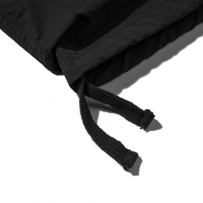 PUCKERING POCKET PANTS  BLACK