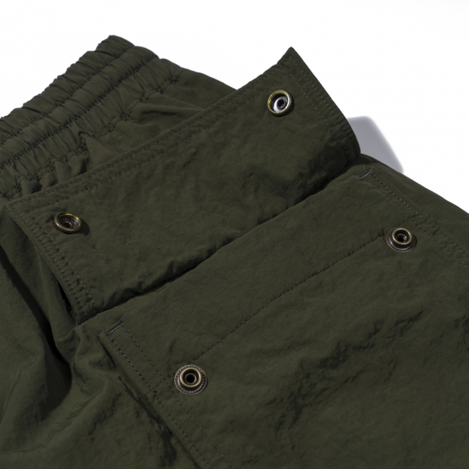 PUCKERING POCKET PANTS  KHAKI