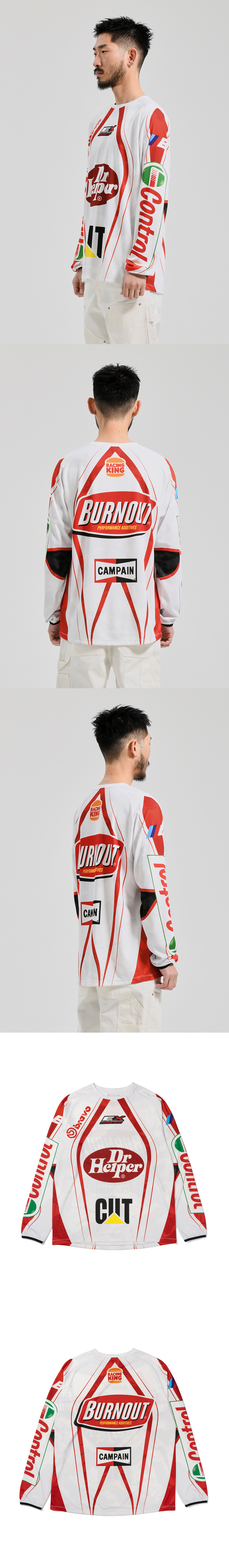 EX RACING JERSEY  OFF WHITE