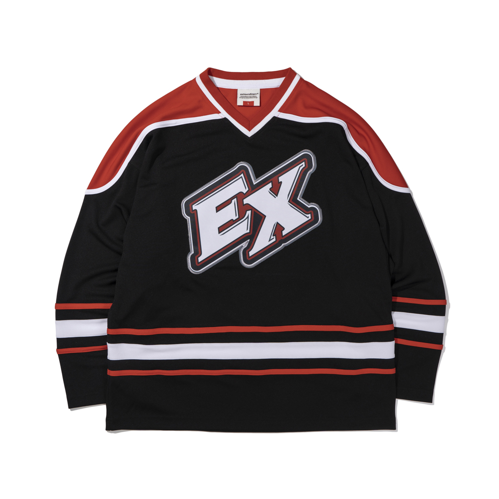 EX HOCKEY JERSEY  BLACK