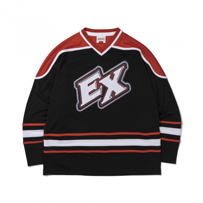 EX HOCKEY JERSEY  BLACK