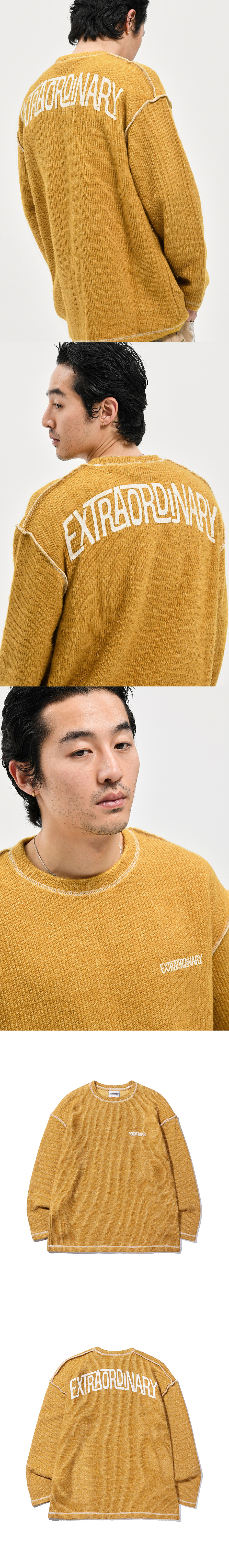 SHORT HAIRY LONG SLEEVE  YELLOW
