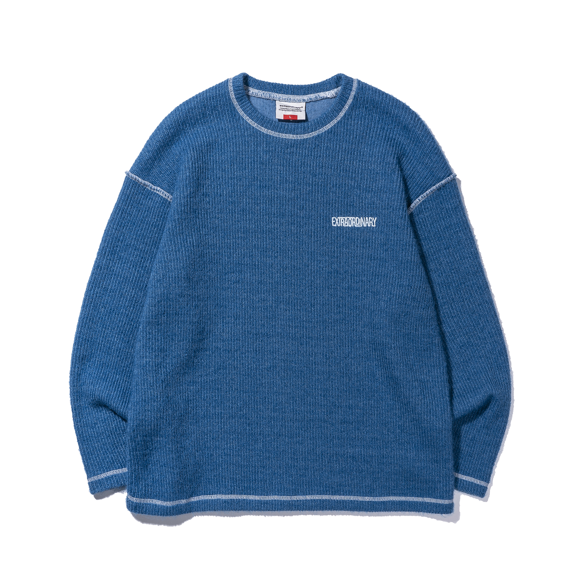 SHORT HAIRY LONG SLEEVE  BLUE