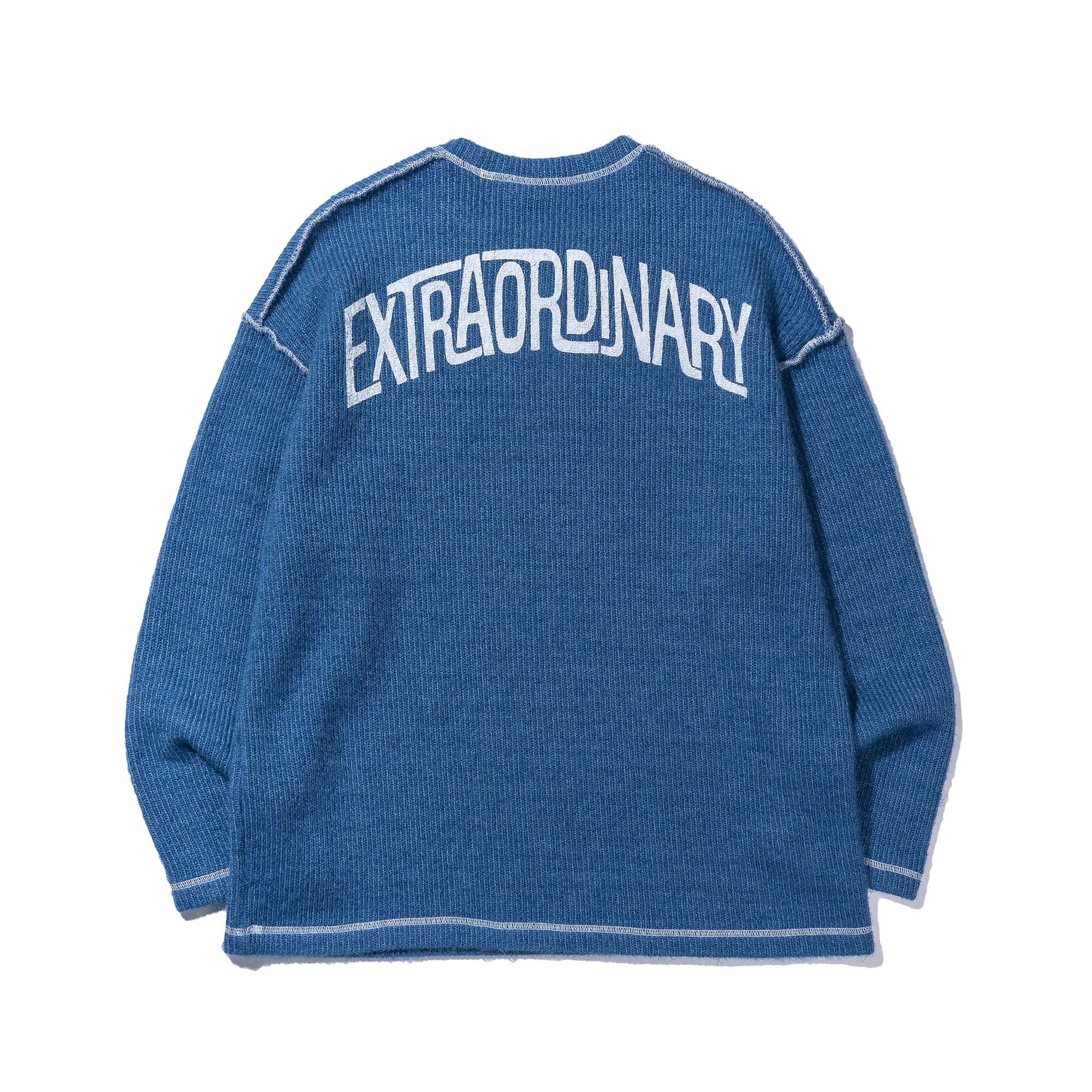 SHORT HAIRY LONG SLEEVE  BLUE