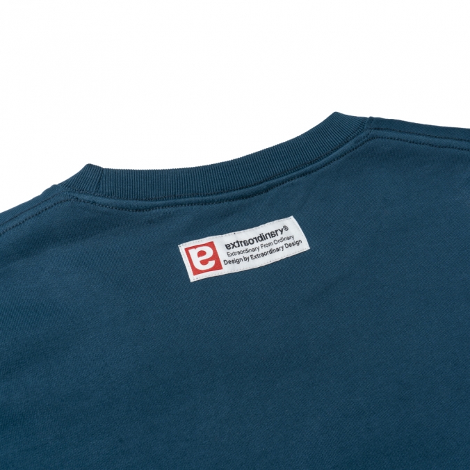 CREEPY FAMILY DTP CREWNECK  D/GREEN