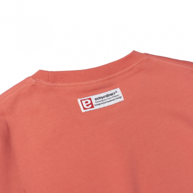 DIGITAL GYPSY PRINT CREWNECK  ORANGE