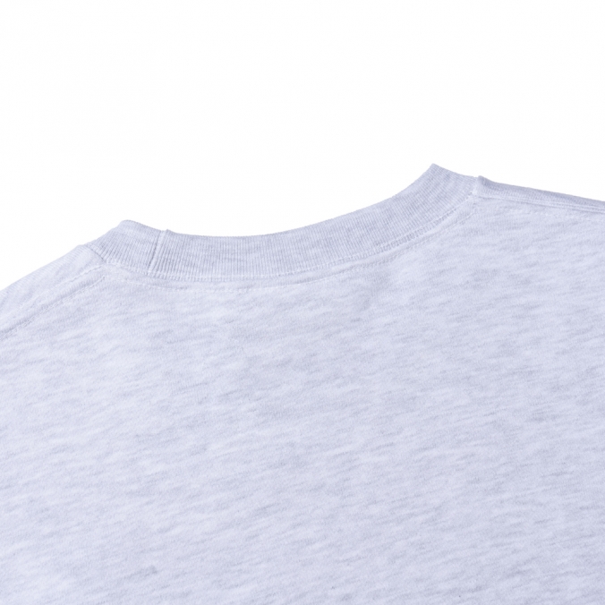 GOOD BAD PRINT CREWNECK  L/GREY