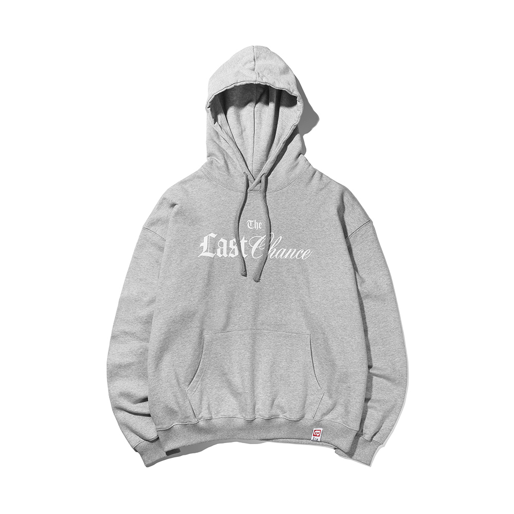 LAST CHANCE PRINT HOODIE  M/GREY