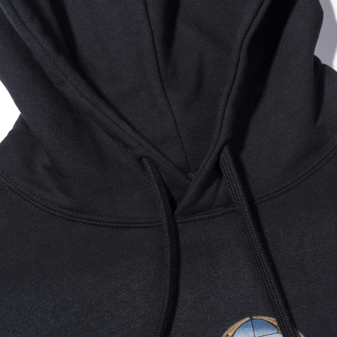 STAINED GLASS HOODIE  BLACK