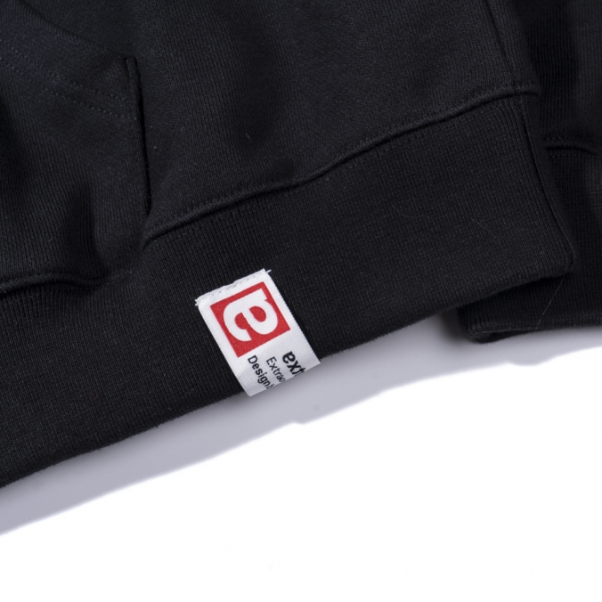STAINED GLASS HOODIE  BLACK