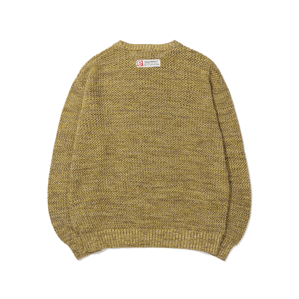 NET MIX SWEATER  YELLOW