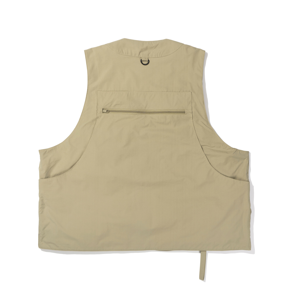 MULTI POCKET FISHING VEST  BEIGE