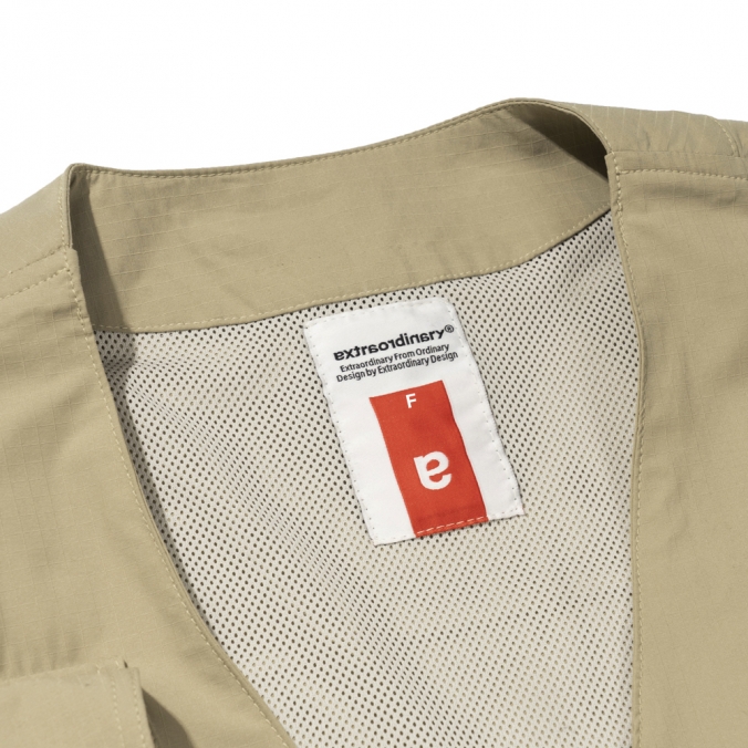 MULTI POCKET FISHING VEST  BEIGE