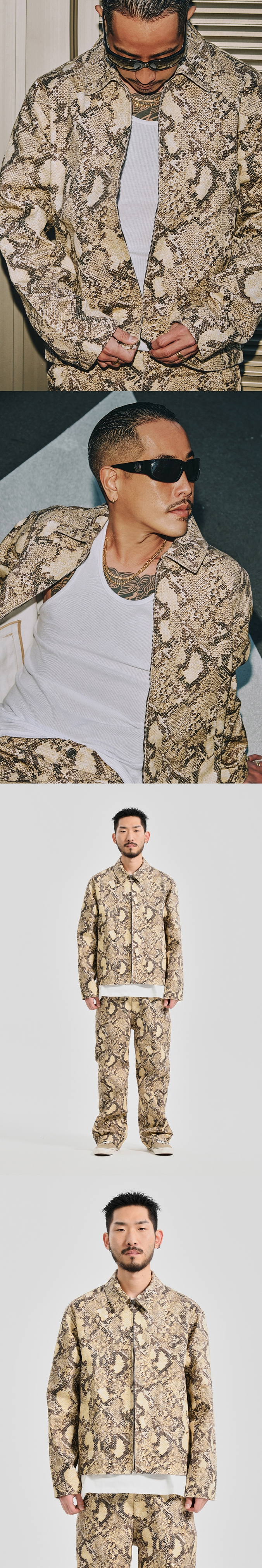 PYTHON TRUCKER JACKET  SPECIAL