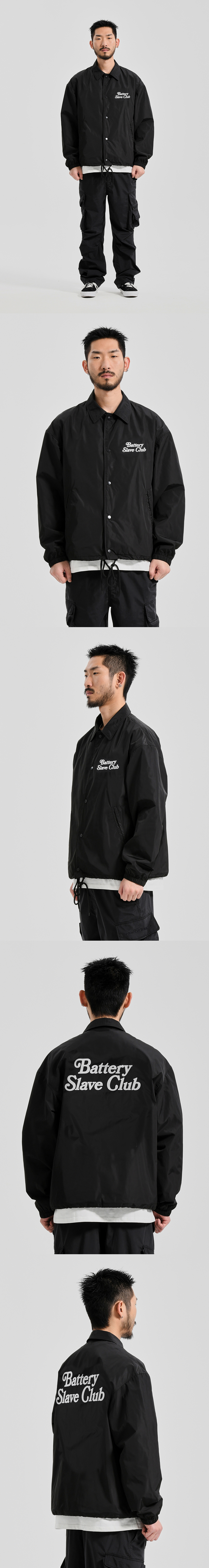 B.S.C COACH JACKET  BLACK