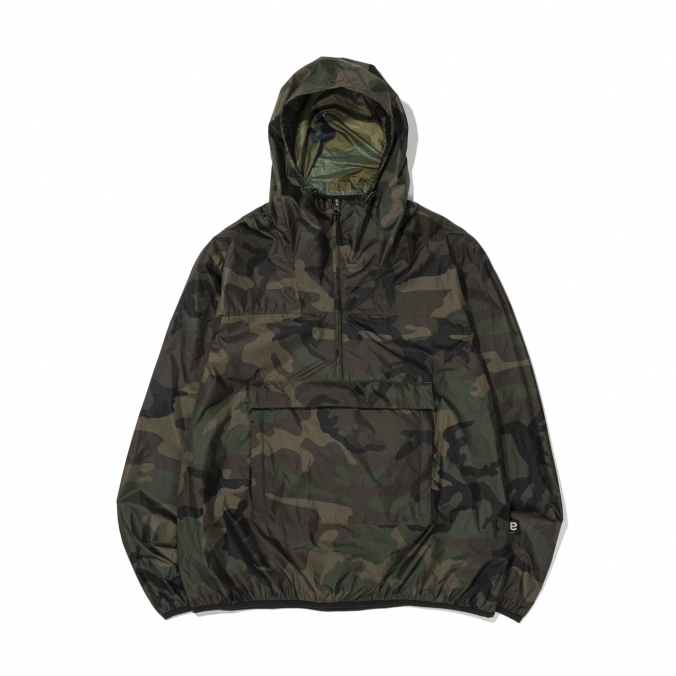 CAMOUFLAGE ANORAK  WOODLAND CAMO