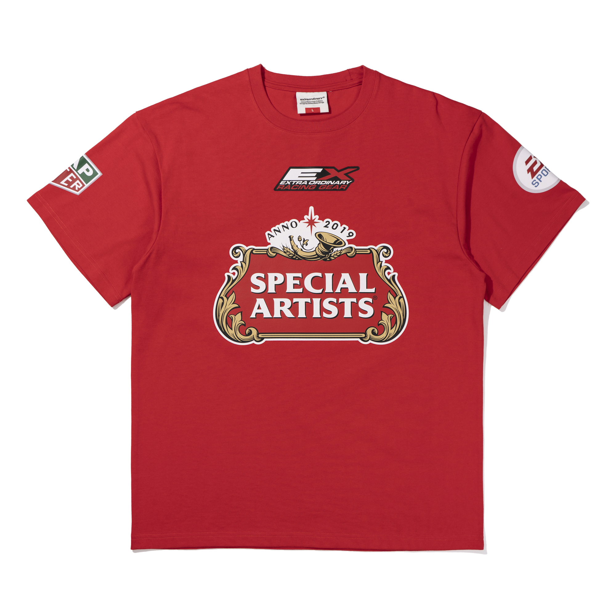 RACING SYMBOL TEE  RED