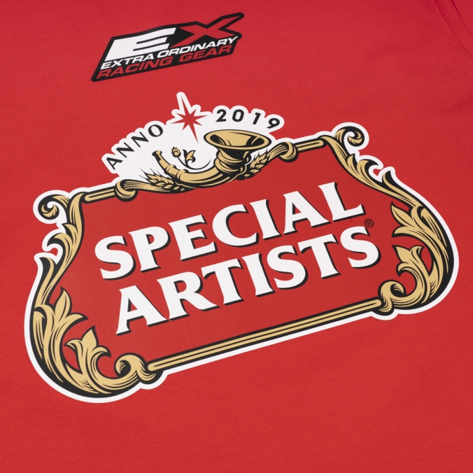 RACING SYMBOL TEE  RED