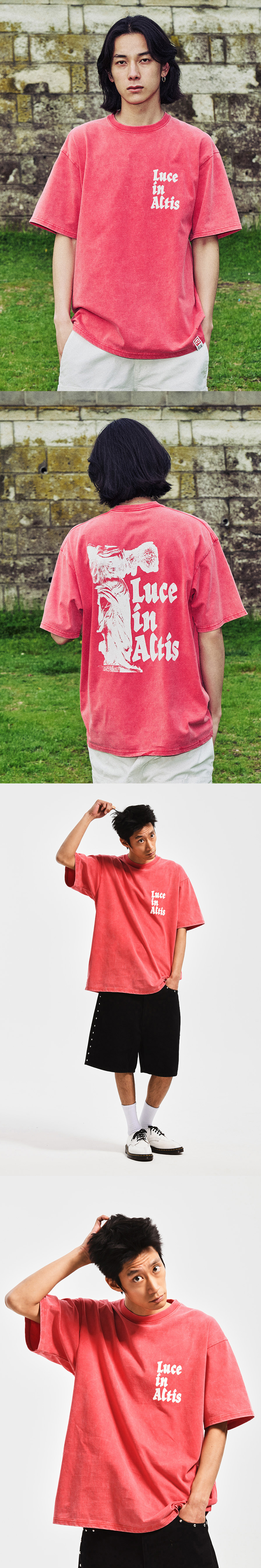 LUCE IN ALTIS PIGMENT TEE   RED