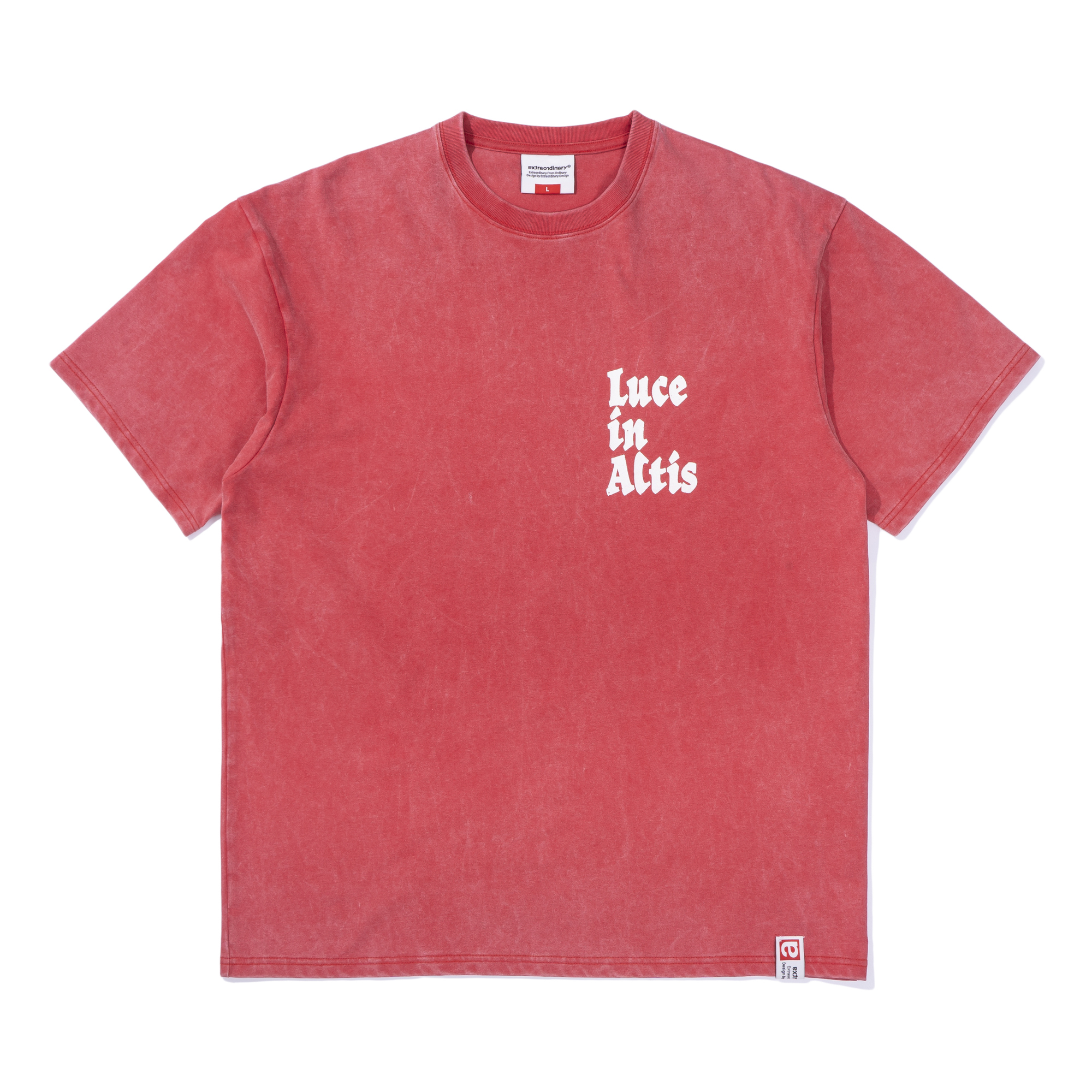 LUCE IN ALTIS PIGMENT TEE   RED