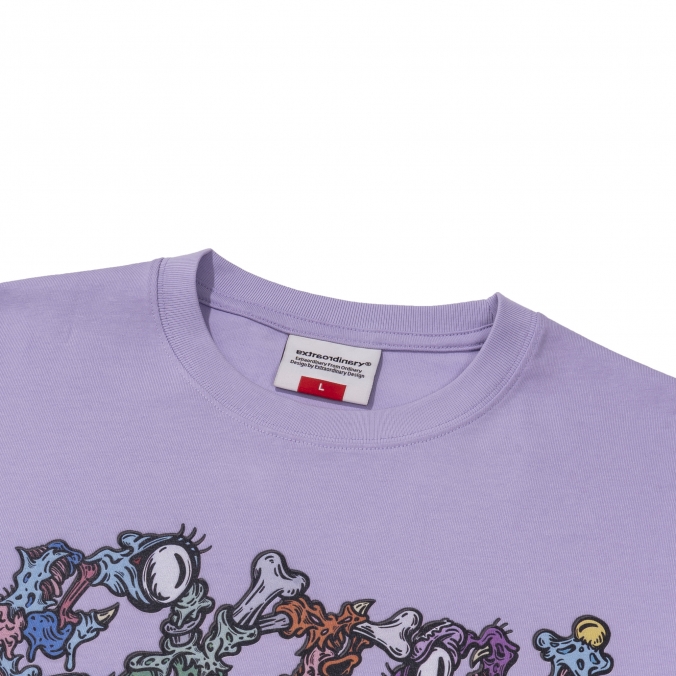 COLLAGE TEE   VIOLET